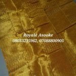 gold asooke gele by royale asooke (08033235962)