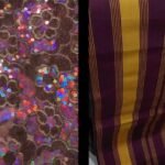 burgundy gold multicolour asooke and lace combination for asoebi party