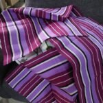 purple burgundy asooke for wedding asooke bridal wear