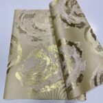 quality champagne gold sego gele for asoebi wedding